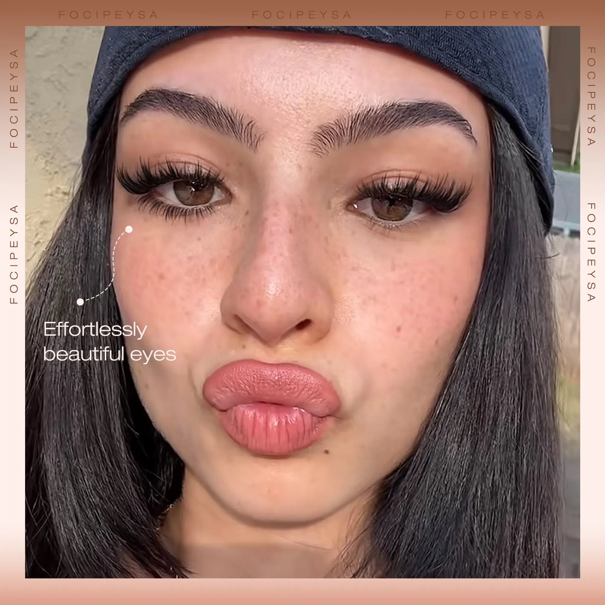 Focipeysa Fluffy Foxtail Lash Clusters | LC Curl Fox Eye Lash Clusters | Natural, Wispy, Ultra-Dense | Beginner-Friendly, Get Flawless Salon Extensions at Home| Lash Kit with Bond and Seal, Complements All Makeup Looks